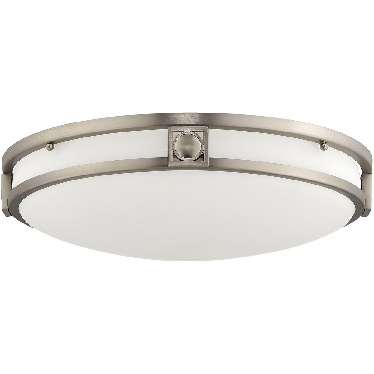 Titania 3 Light 16 inch Brushed Nickel Flush Mount Ceiling Light