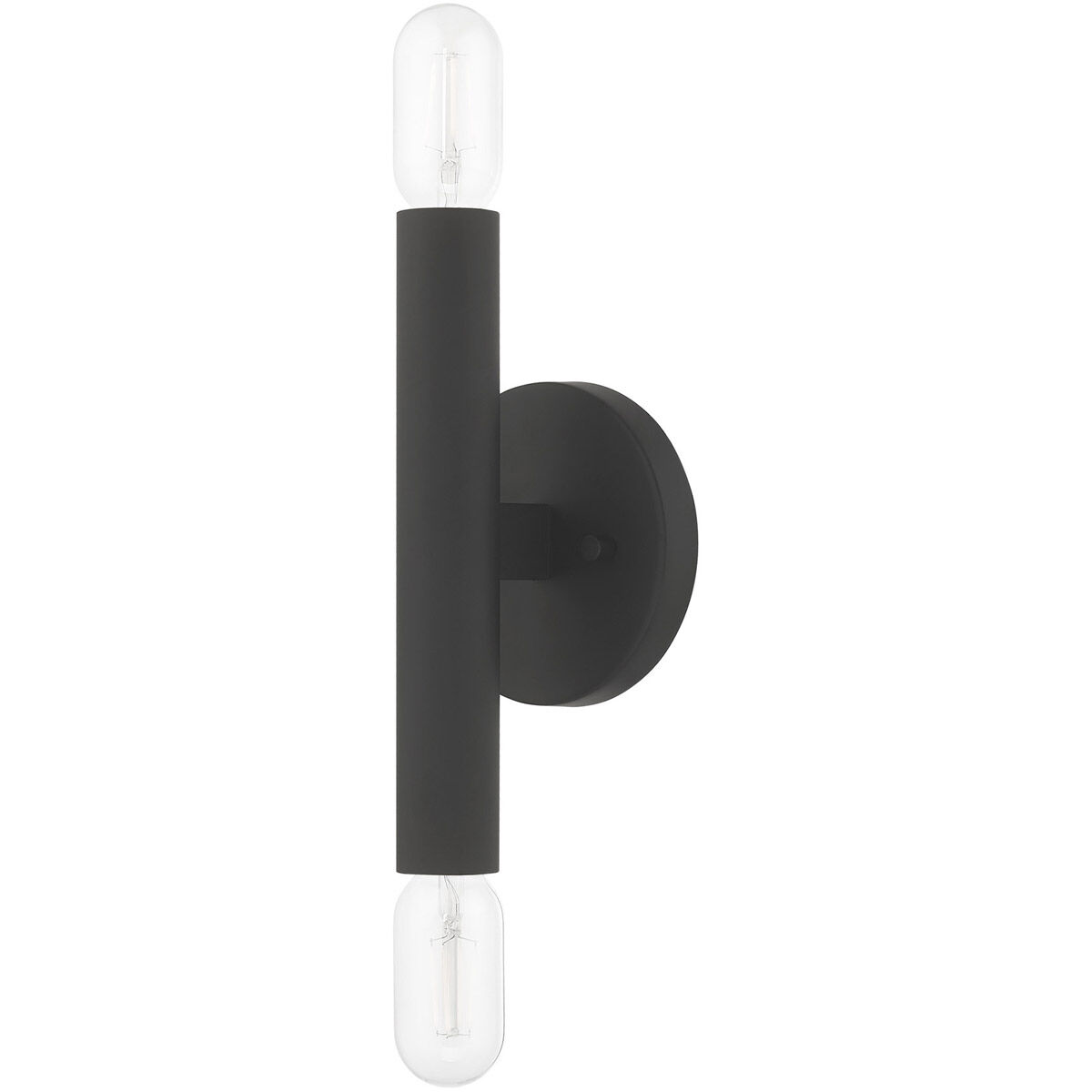 Copenhagen 2 Light 5 inch Black ADA ADA Wall Sconce Wall Light