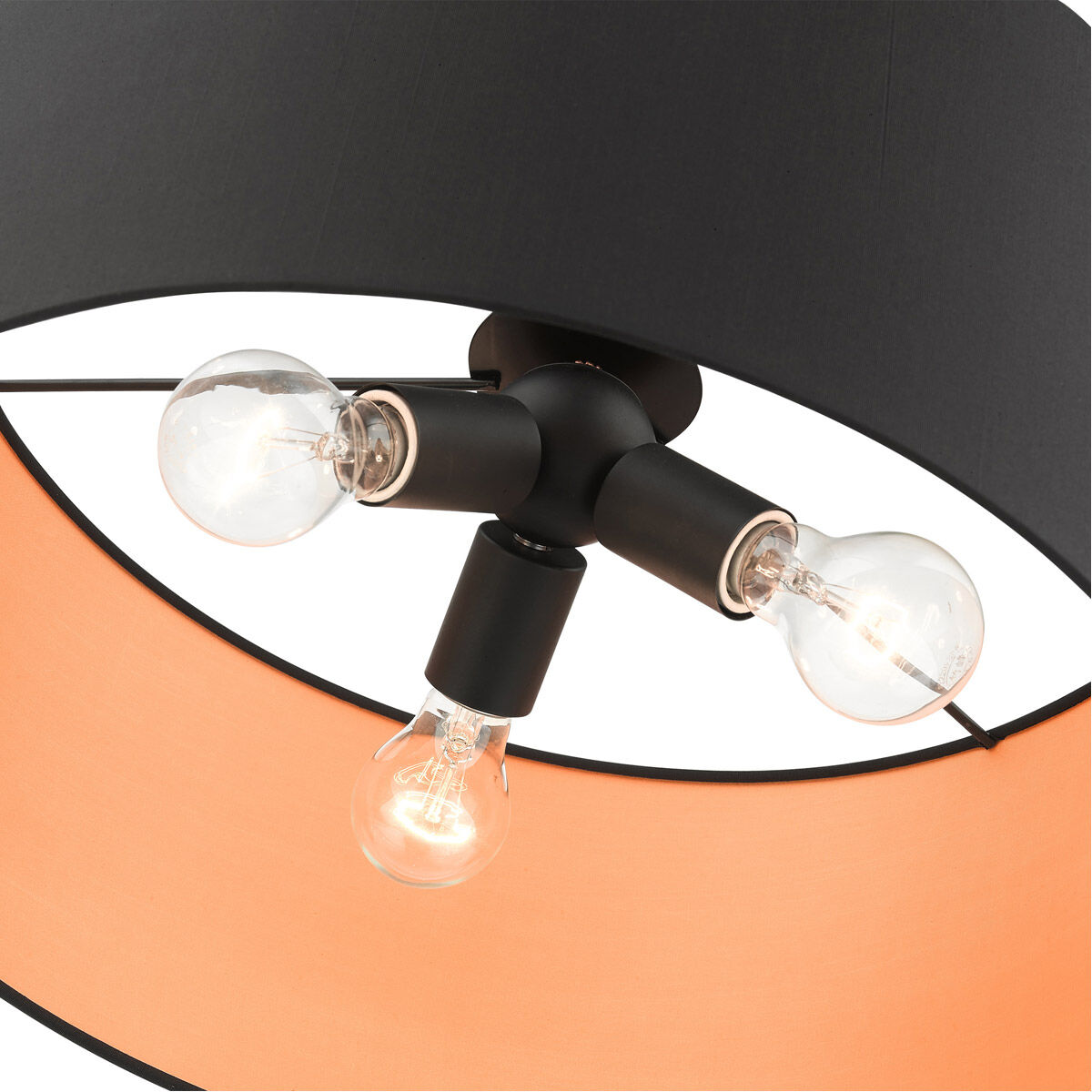 Sentosa 3 Light 18 inch Black Pendant Ceiling Light