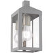 Nyack 1 Light 10.5 inch Nordic Gray Outdoor Wall Lantern