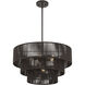 Acordia 6 Light 23 inch English Bronze Pendant Chandelier Ceiling Light