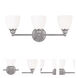 Somerville 3 Light 23 inch Polished Chrome Bath Vanity Wall Light