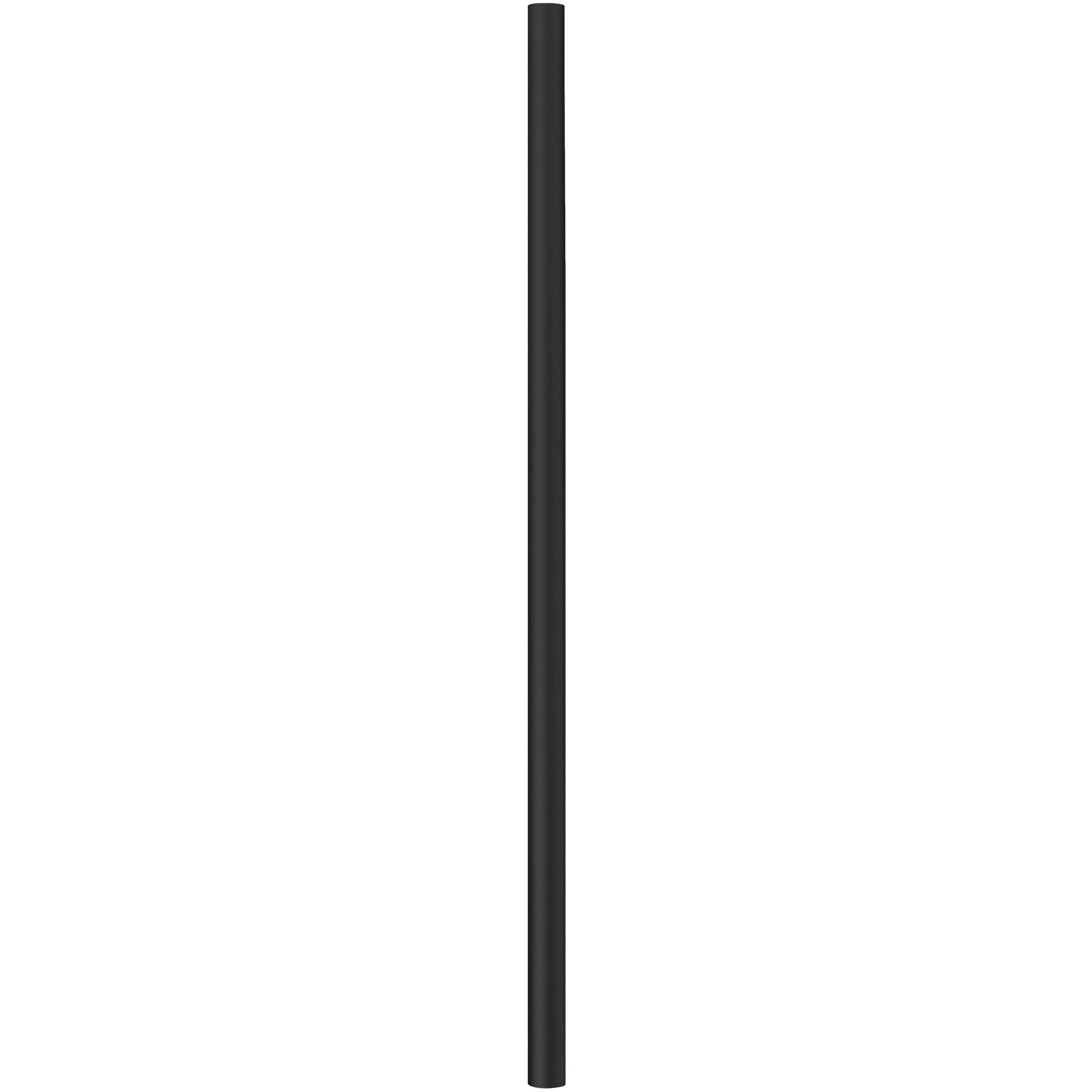 Allison 84 inch Textured Black Outdoor Lamp Post