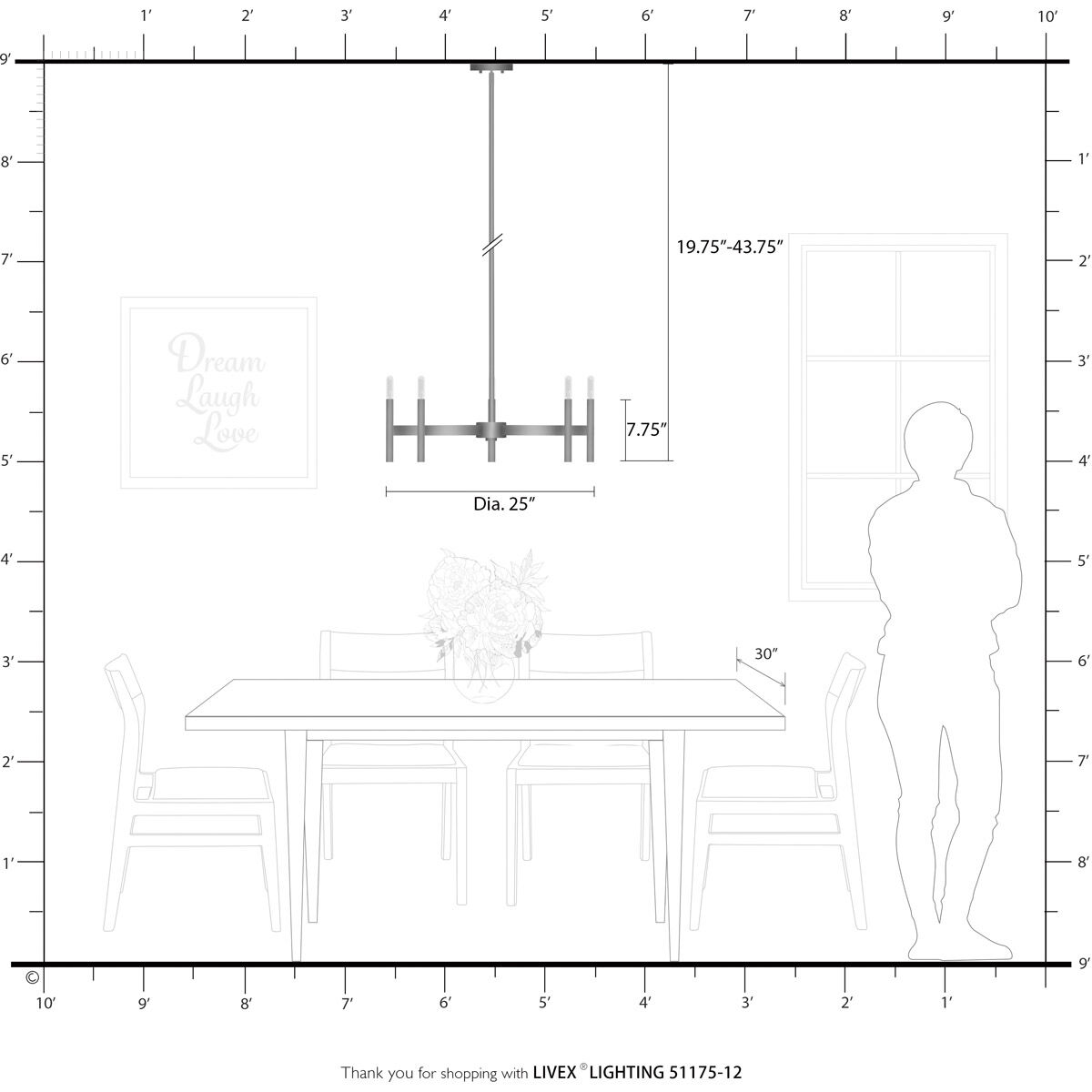 Copenhagen 5 Light 25 inch Satin Brass Chandelier Ceiling Light