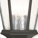 Hamilton 3 Light 23.5 inch Textured Black Outdoor Wall Lantern