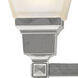 Mission 2 Light 15 inch Brushed Nickel Vanity Sconce Wall Light