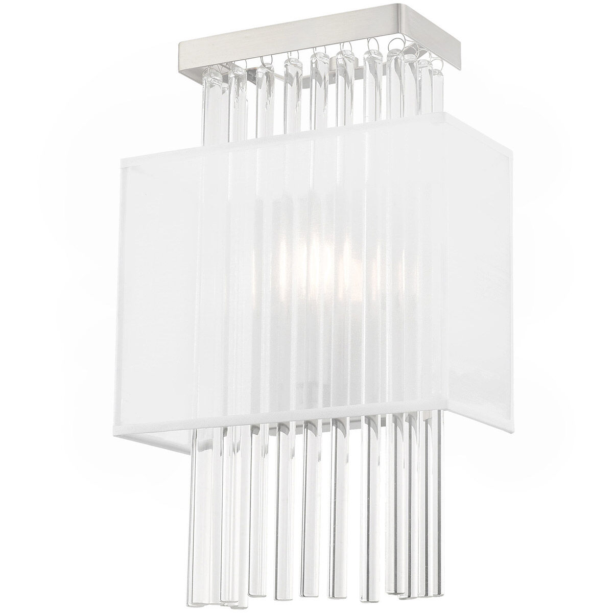 Alexis 1 Light 9 inch Brushed Nickel ADA ADA Wall Sconce Wall Light