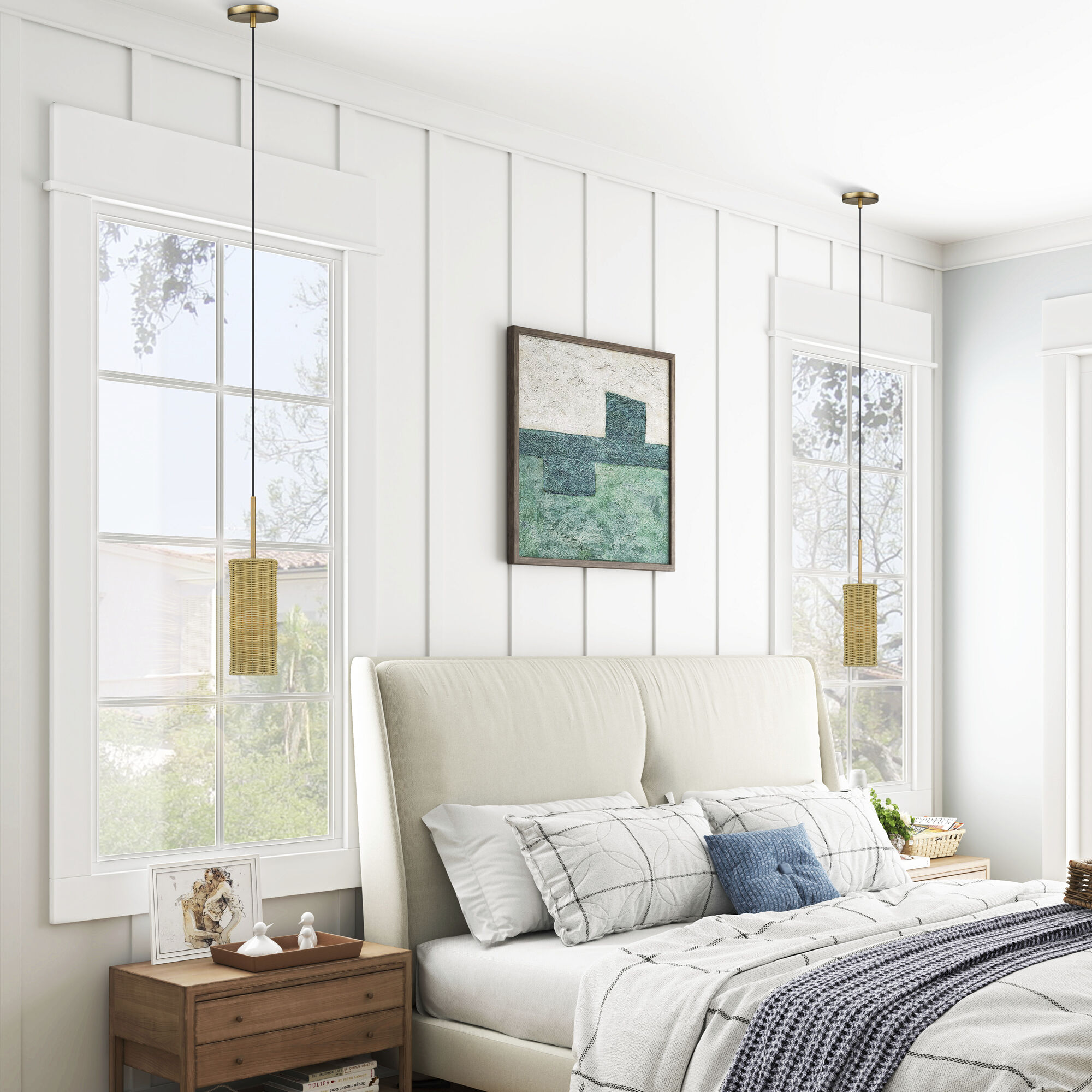 Weavington 1 Light 5.13 inch Antique Gold Leaf Mini Pendant Ceiling Light