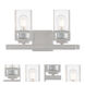 Harding 2 Light 16 inch Polished Chrome Bath Vanity Wall Light
