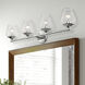 Willow 4 Light 35.5 inch Polished Chrome Vanity Sconce Wall Light
