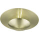 Ventura 2 Light 15 inch Antique Brass Semi-Flush/Wall Sconce Ceiling Light, Large