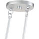 Acordia 4 Light 36 inch Painted Nickel Linear Chandelier Ceiling Light, Large
