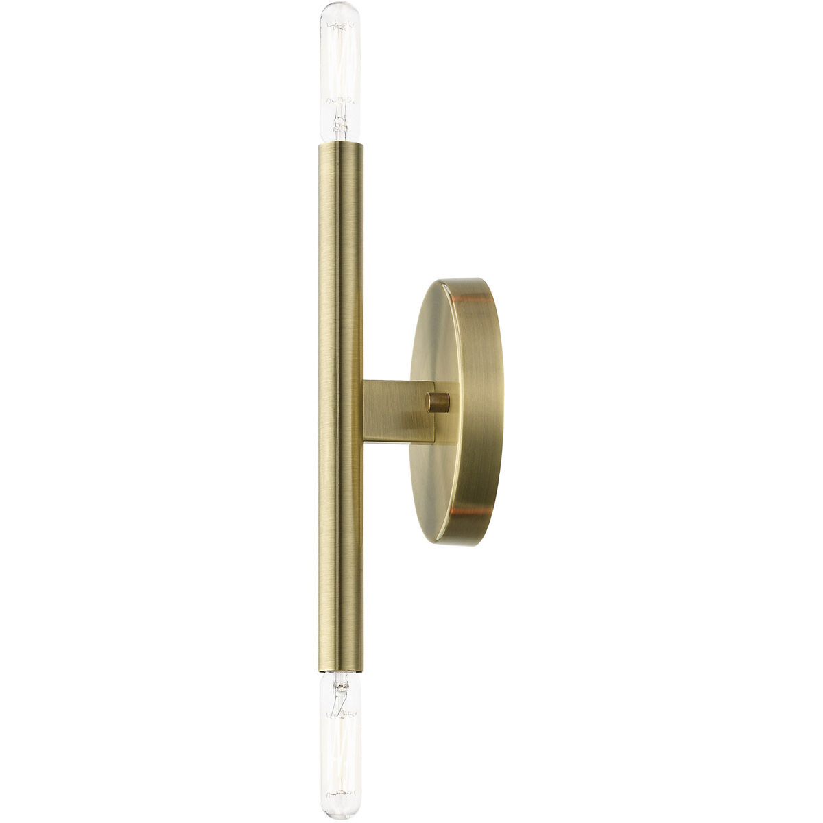 Copenhagen 2 Light 5 inch Antique Brass ADA ADA Wall Sconce Wall Light