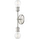 Lansdale 2 Light 5 inch Brushed Nickel Vanity Sconce Wall Light