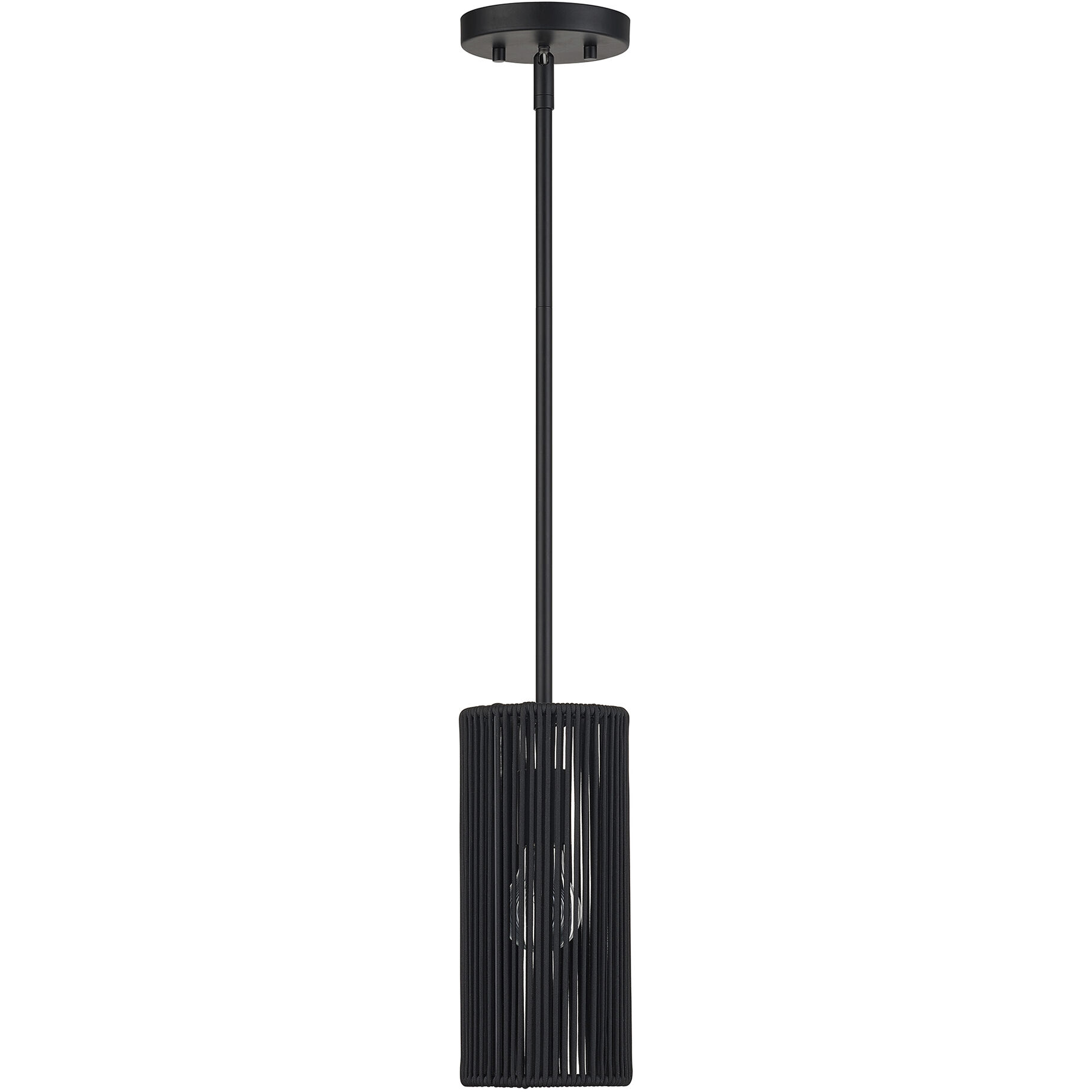 Acordia 1 Light 5.13 inch Black Mini Pendant Ceiling Light