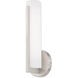 Visby LED 4 inch Brushed Nickel ADA ADA Wall Sconce Wall Light