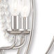 Arabella 4 Light 15 inch Polished Chrome Convertible Chandelier/Semi-Flush Ceiling Light