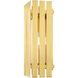 Greenwich 1 Light 17 inch Satin Brass Outdoor Wall Lantern