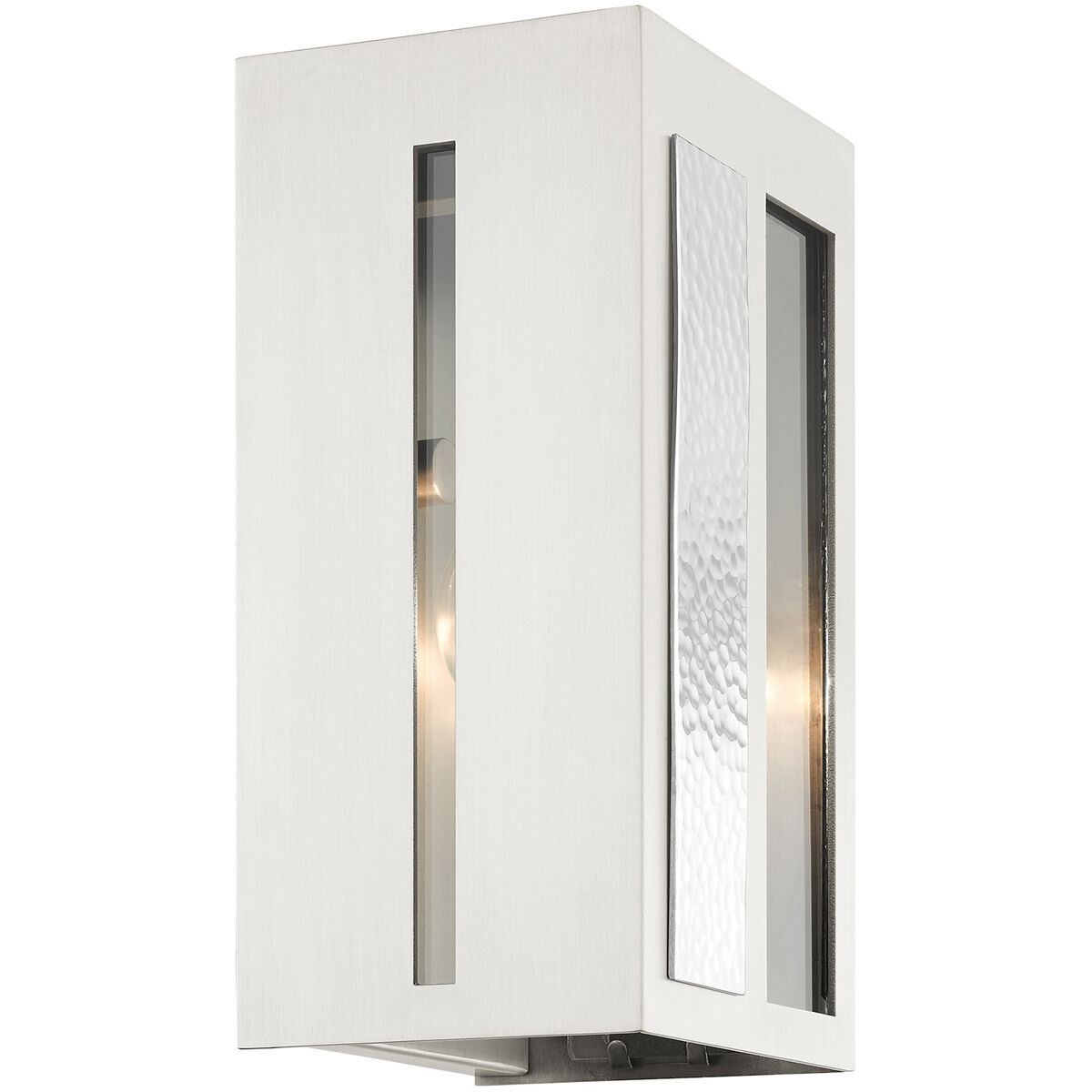 Lafayette 1 Light 9 inch Brushed Nickel Outdoor ADA Wall Lantern