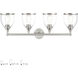 Ashridge 4 Light 35.75 inch Brushed Nickel Vanity Wall Sconce Wall Light
