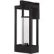 Delancey 1 Light 18.88 inch Black Outdoor Post Top Lantern