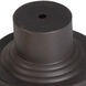 Outdoor 3 inch Bronze Outdoor Pier Mount Adaptors