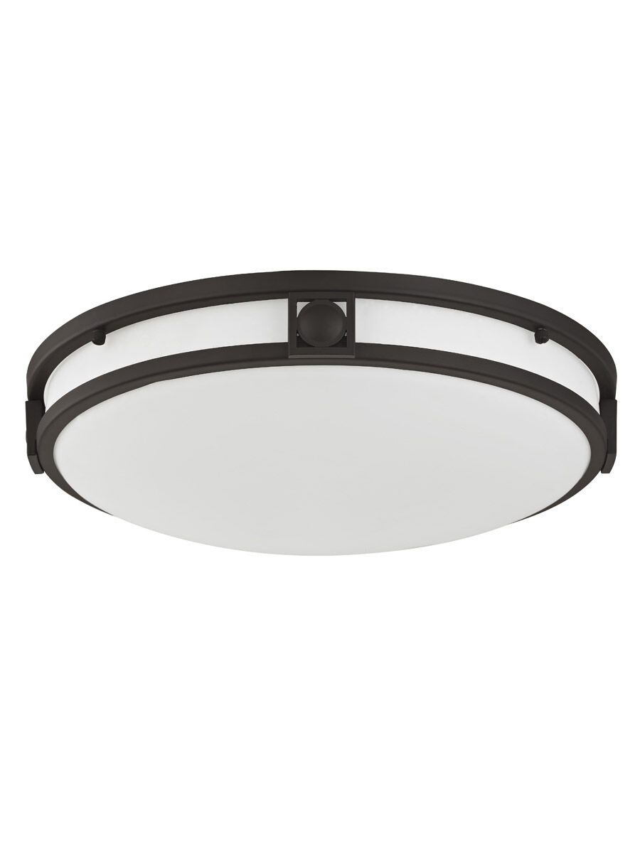 Titania 3 Light 16 inch Bronze Flush Mount Ceiling Light