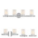 Manhattan 4 Light 31.5 inch Polished Chrome Bath Vanity Wall Light