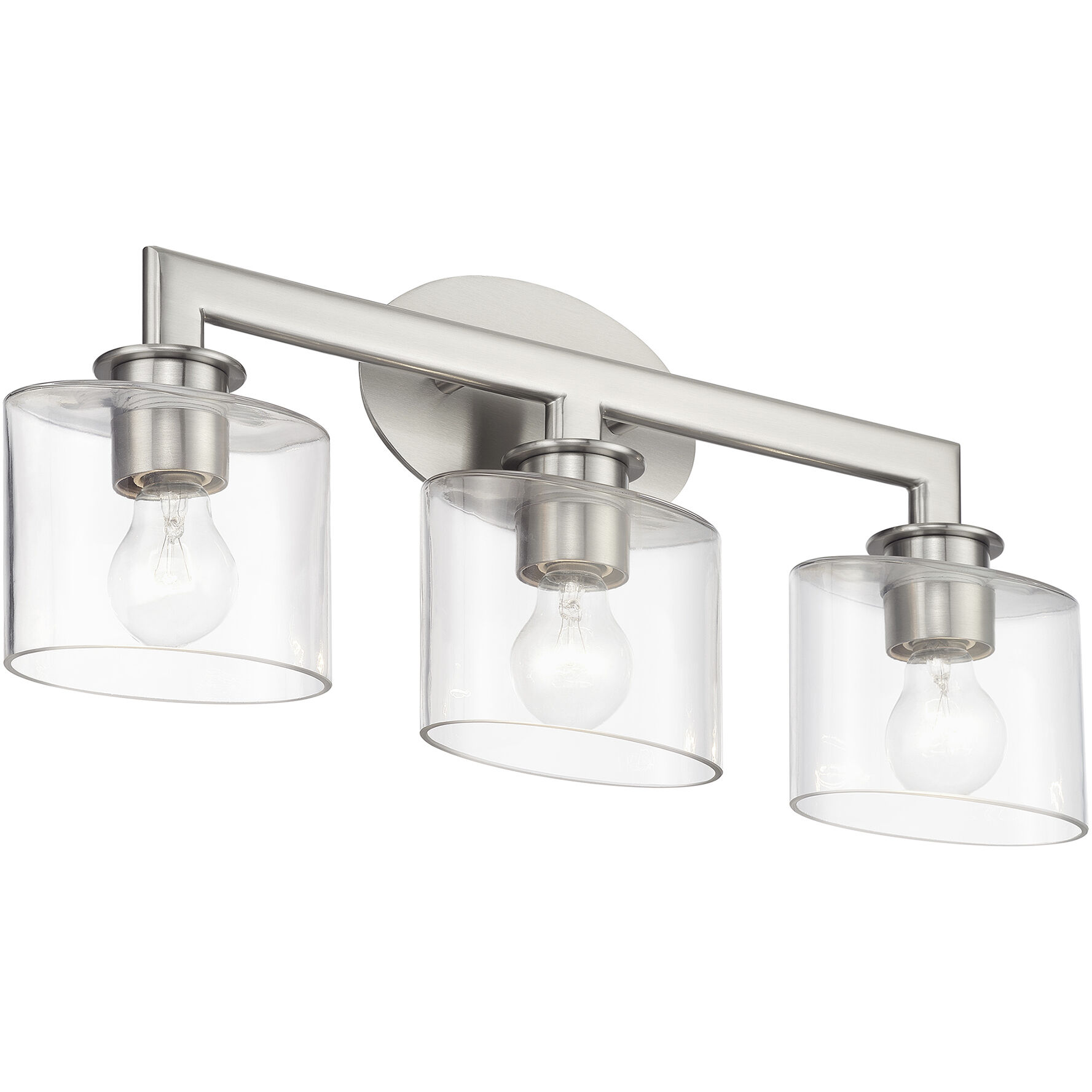 Bernardino 3 Light 23.75 inch Brushed Nickel Vanity Wall Sconce Wall Light