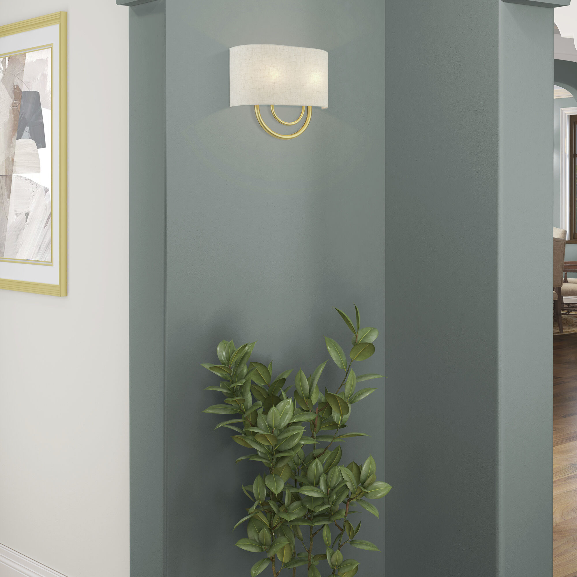 Stratton 2 Light 13 inch Soft Gold ADA Wall Sconce Wall Light