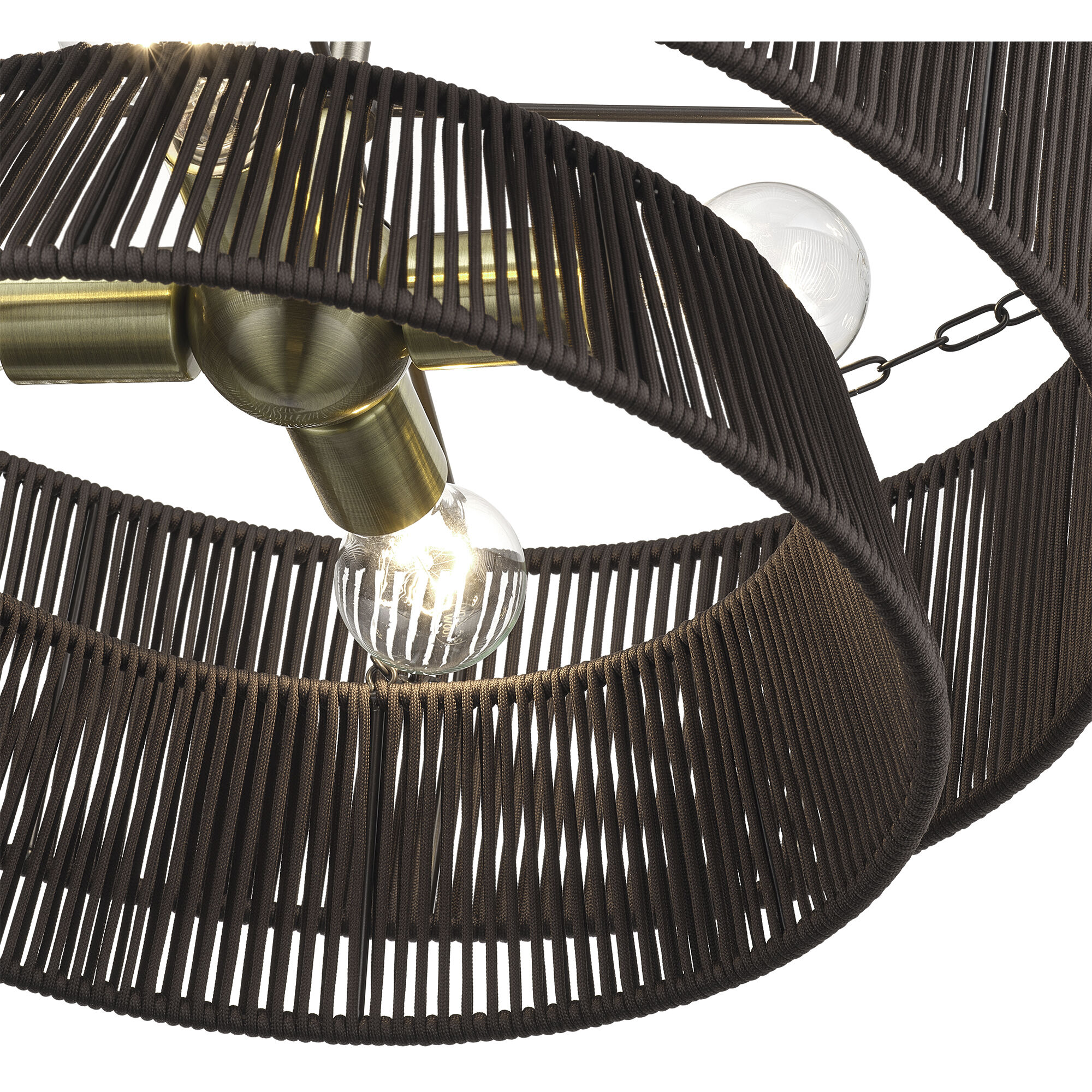 Florell 4 Light 20 inch Antique Brass Pendant Chandelier Ceiling Light