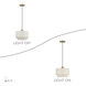Manorwood 1 Light 12 inch Antique Brass Pendant Ceiling Light