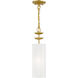 Brookdale 1 Light 5 inch Soft Gold Mini Pendant Ceiling Light