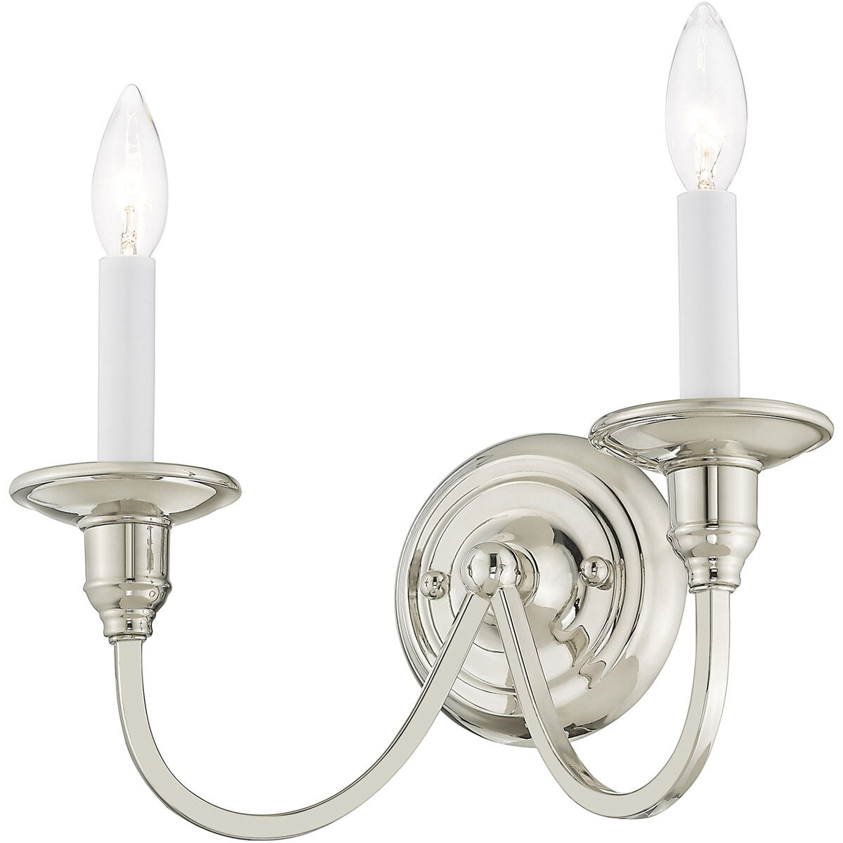 Cranford 2 Light 13 inch Polished Nickel Wall Sconce Wall Light
