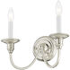 Cranford 2 Light 13 inch Polished Nickel Wall Sconce Wall Light