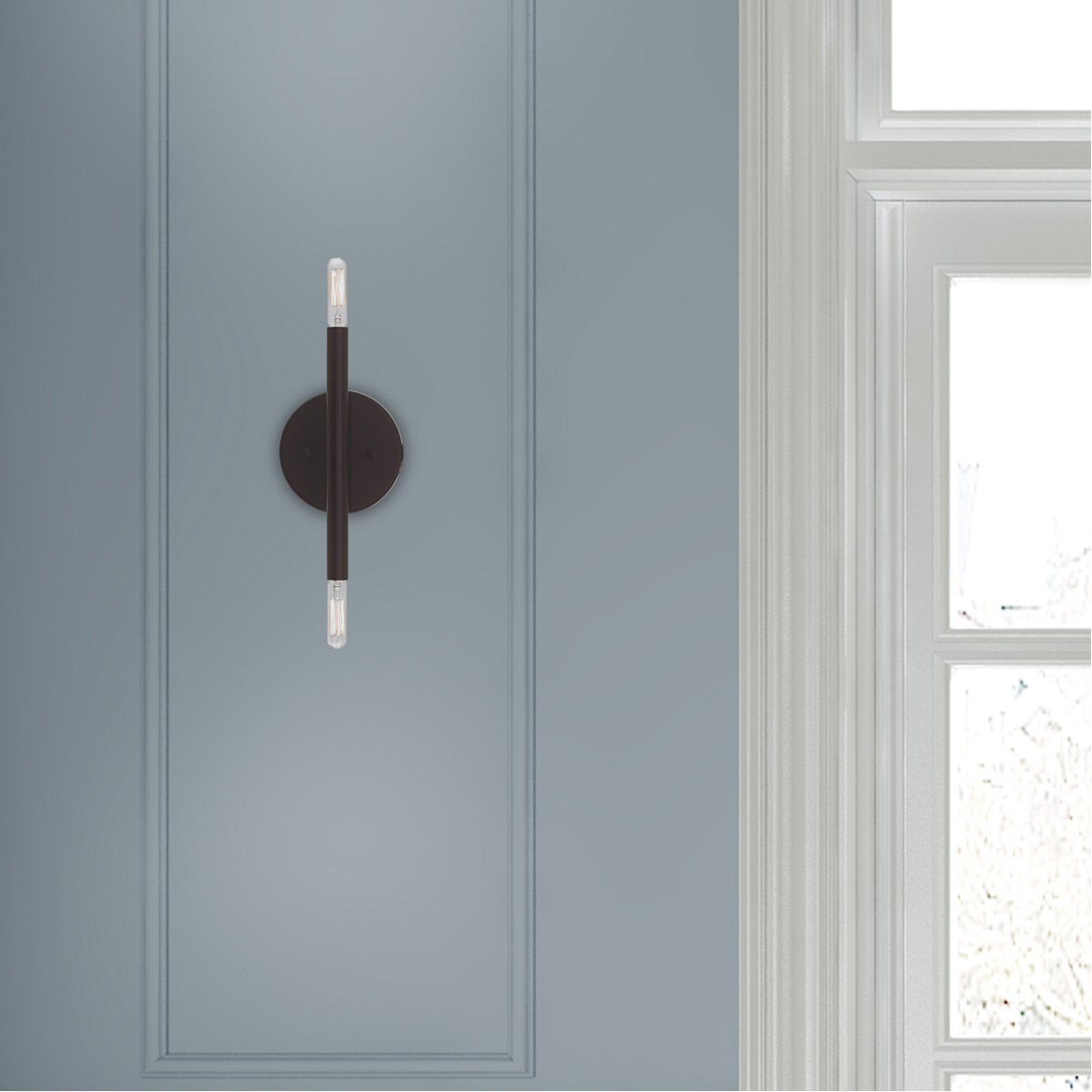 Copenhagen 2 Light 5 inch Bronze ADA ADA Wall Sconce Wall Light