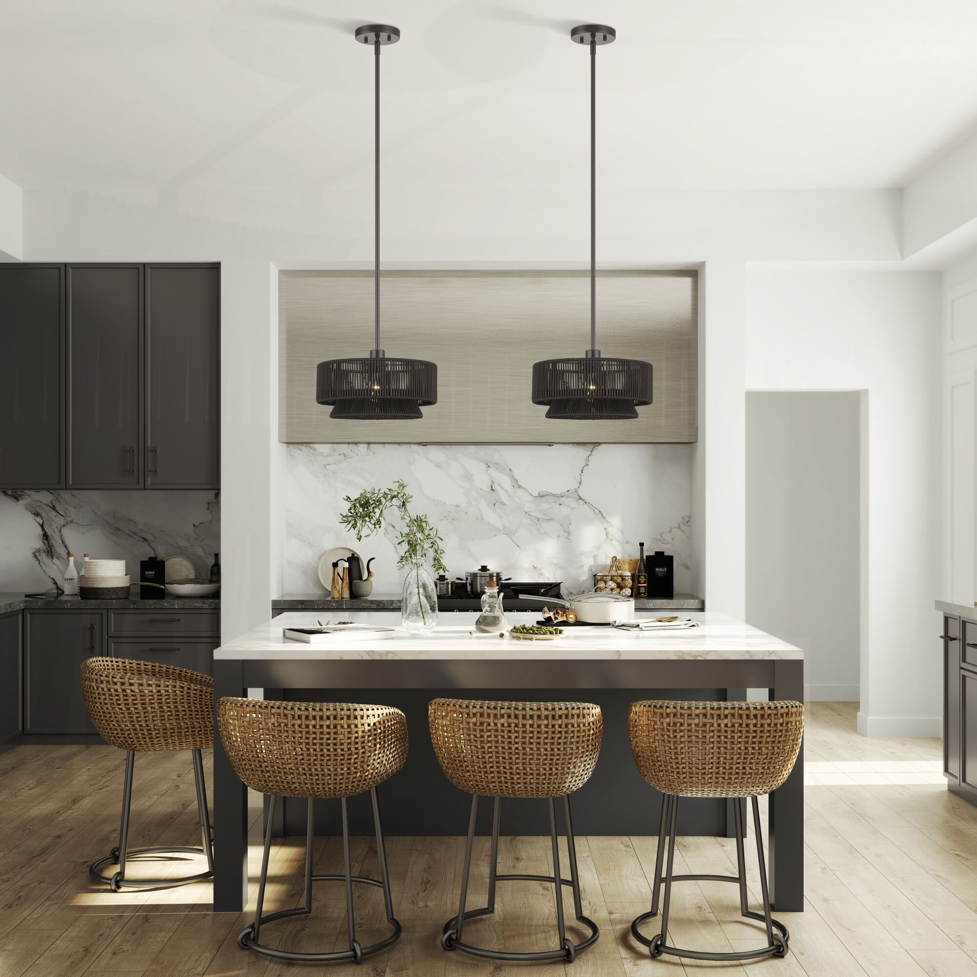 Florell 1 Light 13 inch English Bronze Pendant Ceiling Light