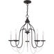 Alessia 5 Light 24 inch Black Chandelier Ceiling Light