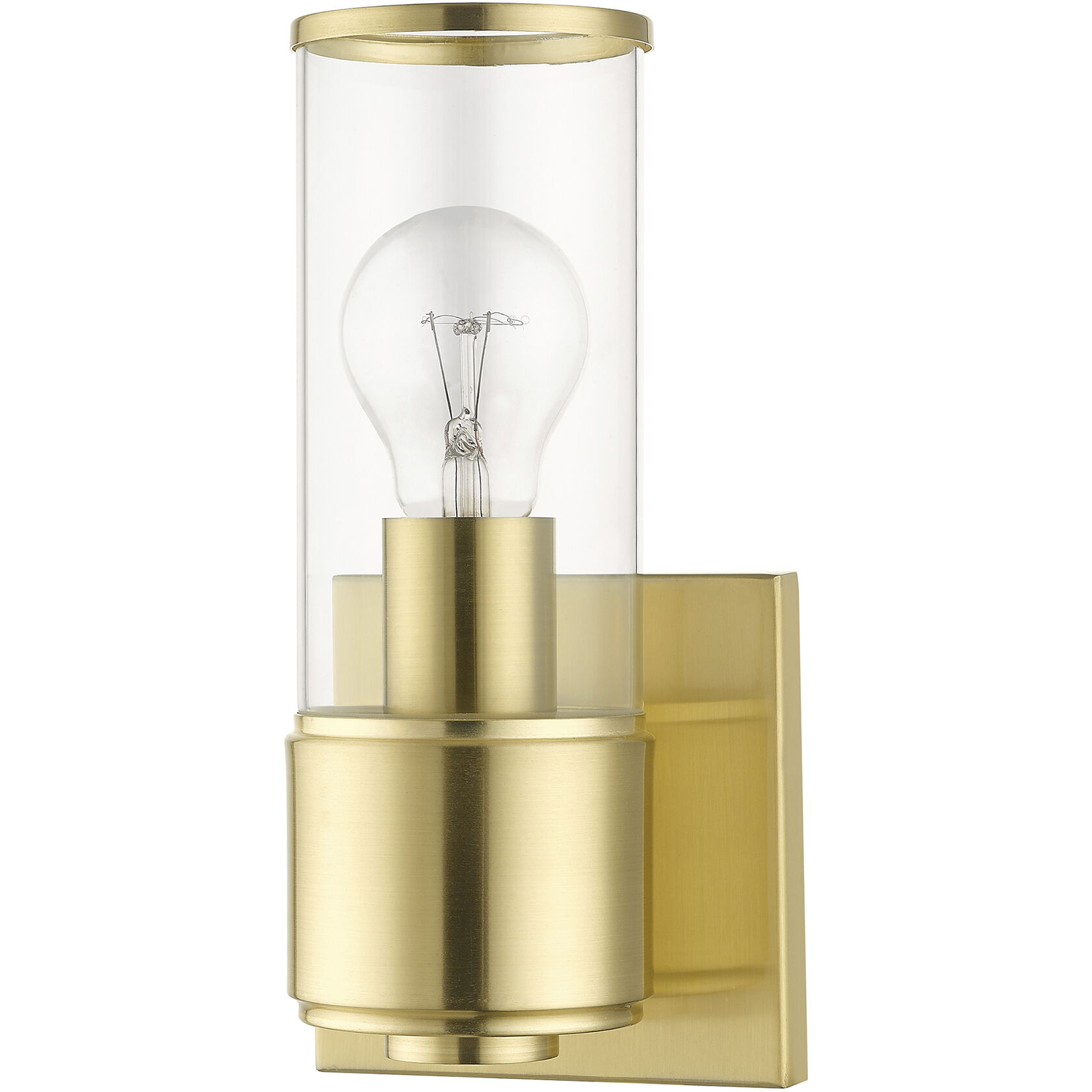Quincy 1 Light 4.75 inch Satin Brass ADA Wall Sconce Wall Light