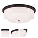 Meridian 5 Light 25.5 inch Bronze Flush Mount Ceiling Light