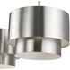 Zolana 3 Light 48 inch Brushed Nickel Linear Chandelier Ceiling Light, Extra Large