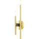 Denmark 2 Light 5 inch Satin Brass ADA ADA Double Sconce Wall Light