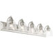 Birmingham 5 Light 36 inch Brushed Nickel Vanity Sconce Wall Light