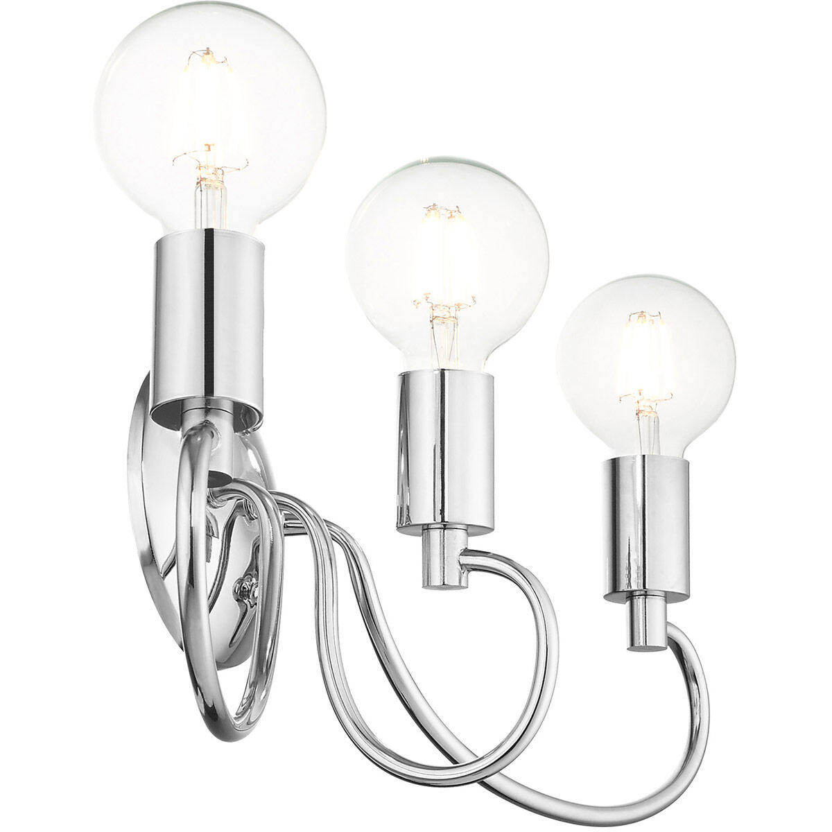 Bari 3 Light 22 inch Polished Chrome Vanity Sconce Wall Light