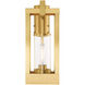 Delancey 1 Light 15 inch Satin Brass Outdoor Post Top Lantern