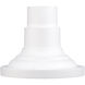 Allison 6.5 inch Textured White Pier Mount Adapter