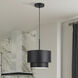 Zolana 1 Light 12 inch Black Pendant Ceiling Light