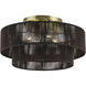 Acordia 4 Light 21 inch Antique Brass Extra Large Semi-Flush Ceiling Light, Extra Large