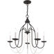 Alessia 5 Light 24 inch Black Chandelier Ceiling Light