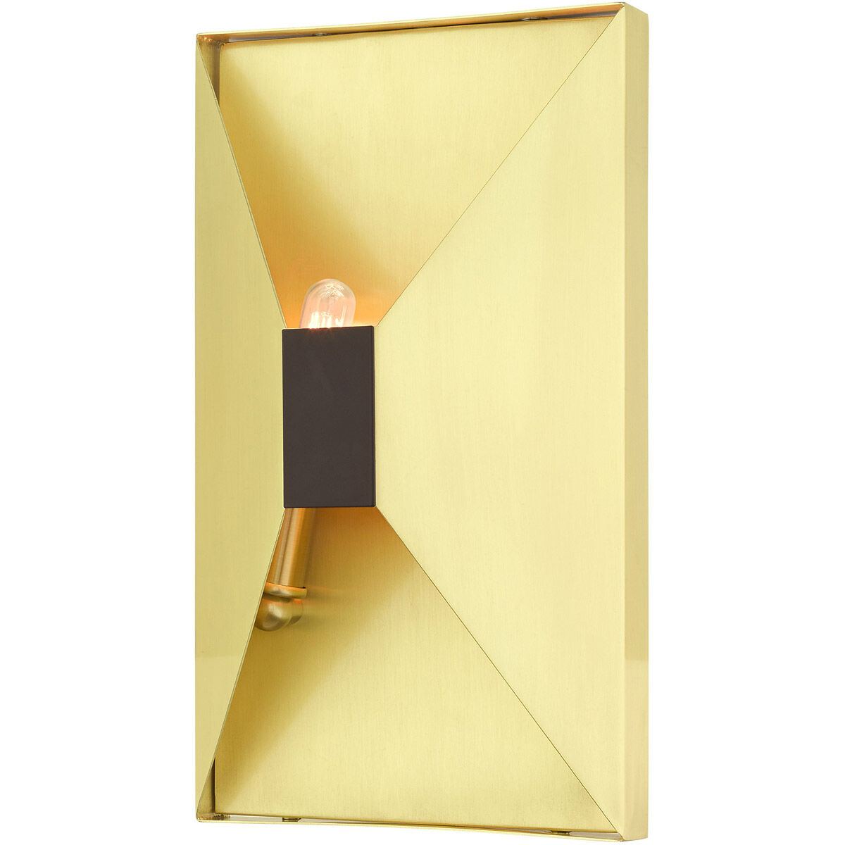 Lexford 2 Light 7 inch Satin Brass ADA ADA Sconce Wall Light